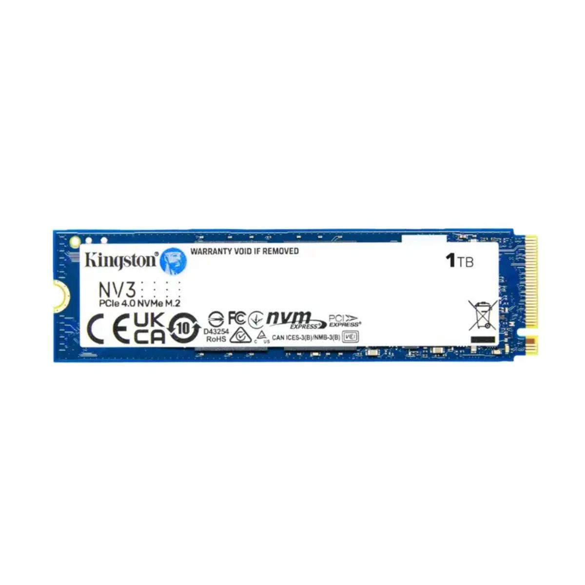 OEM - Disco Sólido SSD Kingston NV3 1TB M2 Gen4 NVMe 6000MBS