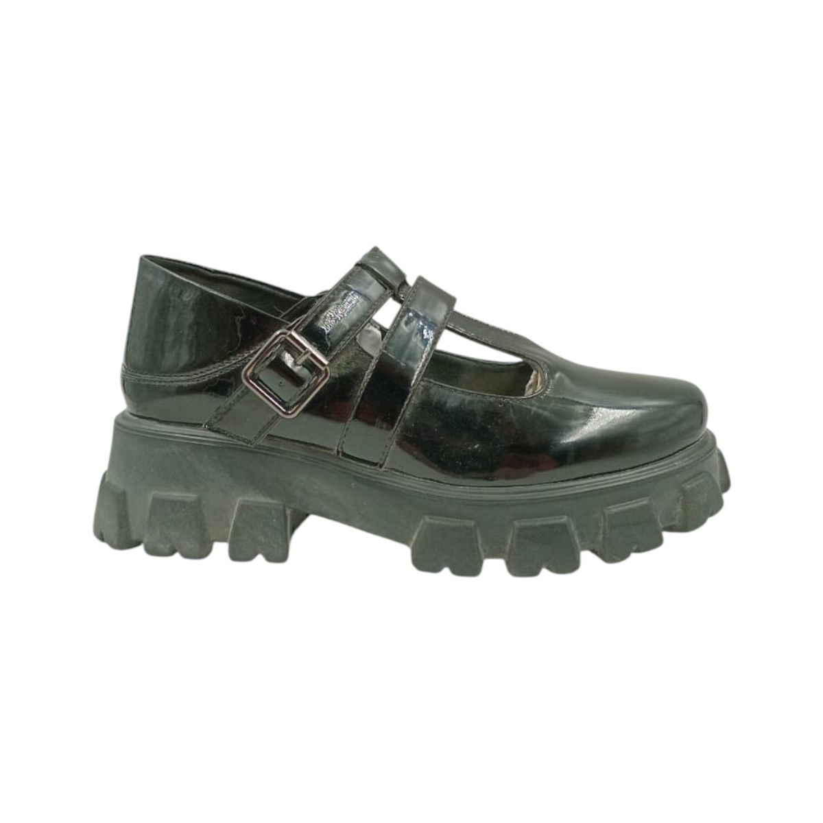HERIEL - Mocasín Negro Charol Mujer