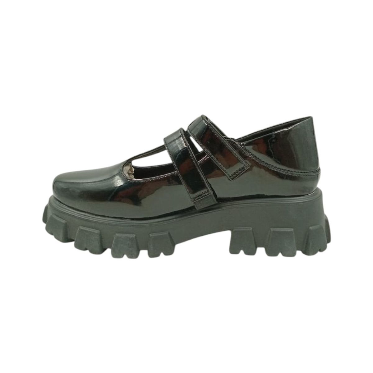 HERIEL - Mocasín Negro Charol Mujer