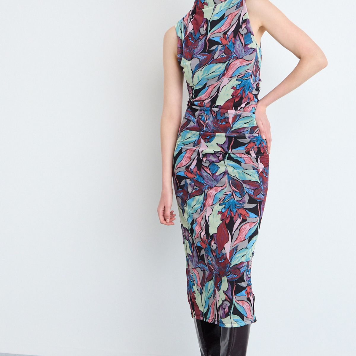 IO - Vestido Largo Mujer Negro IO