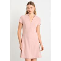 Vestido Corto Mujer Rosa