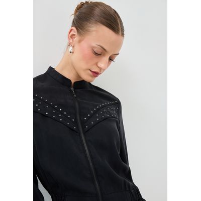 Imagen 2 del producto Enterito Largo Negro Mujer