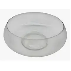 GENERICO - Florero Pecera De Vidrio Ovalado 24 cm (Grande)