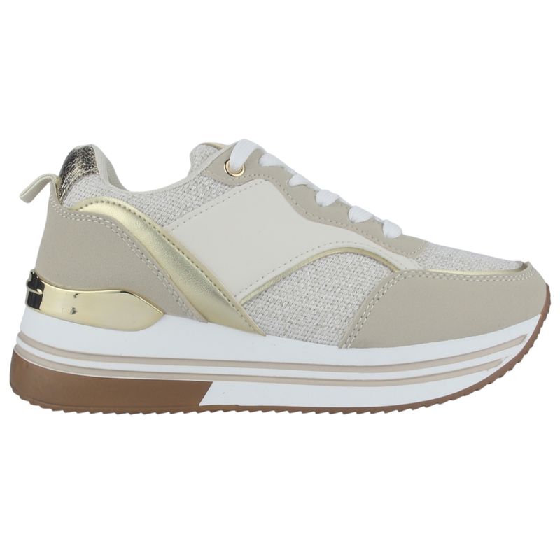 CHALADA - Zapatilla Mujer Beige Urbano Chalada Jettixlow2