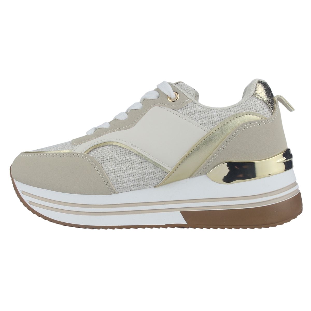 CHALADA - Zapatilla Mujer Beige Urbano Chalada Jettixlow2