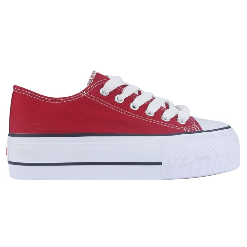 CHALADA - Zapatilla Mujer Rojo Urbano Chalada Cruni-1