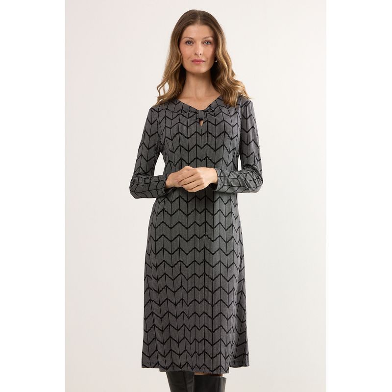 MA GRIFFE - Vestido Largo Mujer Negro Magriffe
