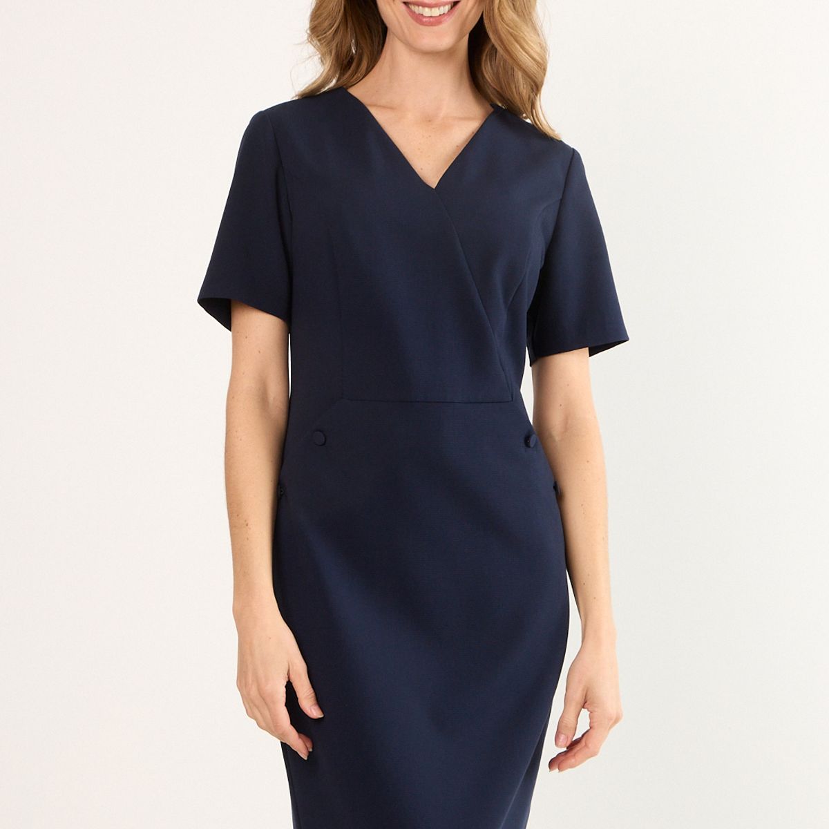 MA GRIFFE - Vestido Largo Mujer Azul Magriffe