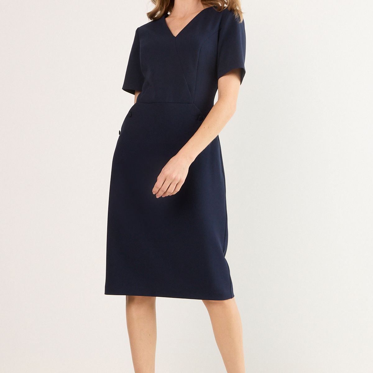 MA GRIFFE - Vestido Largo Mujer Azul Magriffe