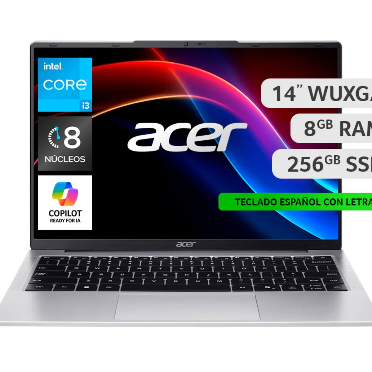 ACER - Notebook Acer 14'  AL14-31P-31TH / Intel Core i3 8 Núcleos / 8GB RAM / 256GB SSD / 14 Pulgadas