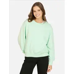 MAUI AND SONS - Poleron CR Glowtide Verde Mujer - Verde