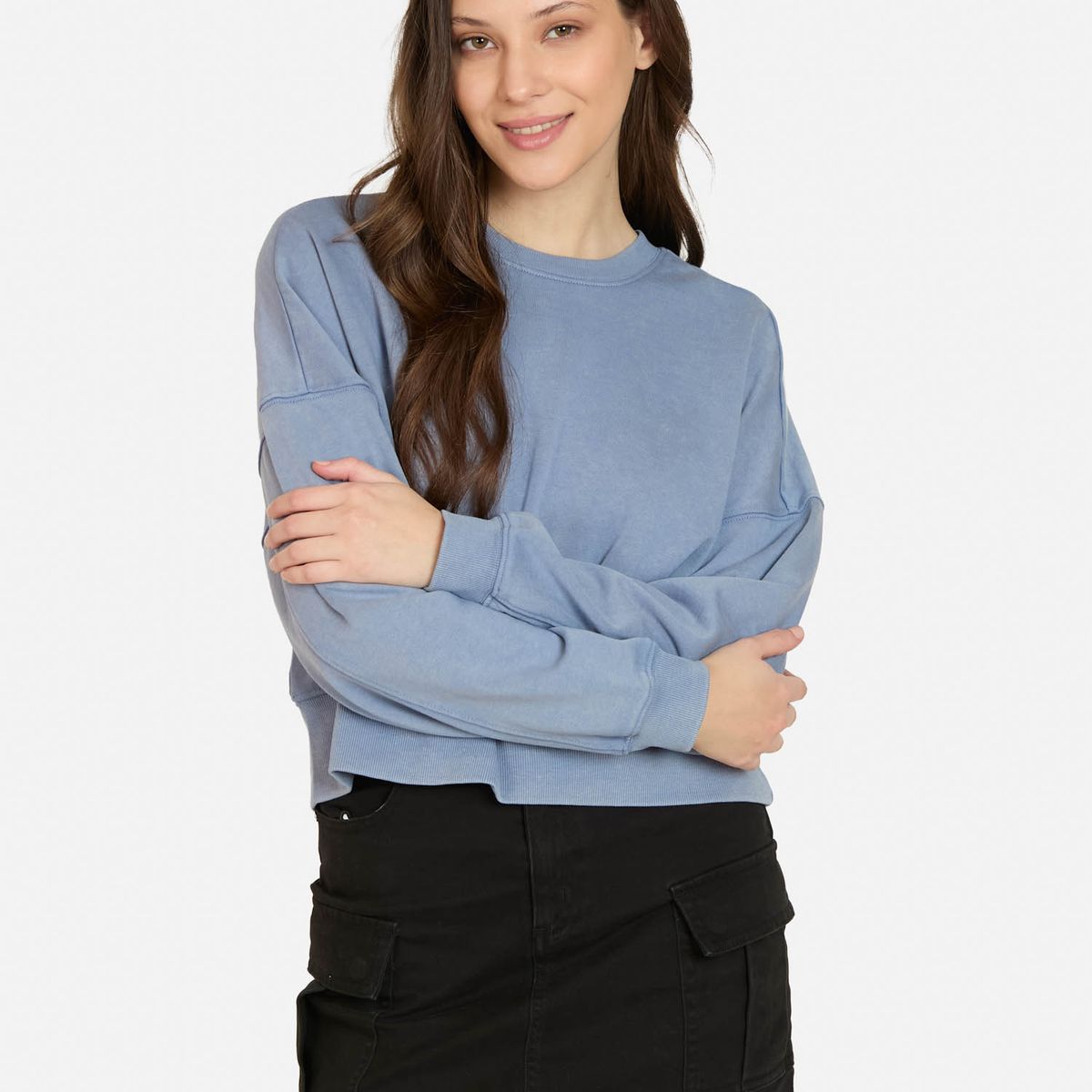 MAUI AND SONS - Poleron CR Olastra Celeste Mujer Maui And Sons - Celeste