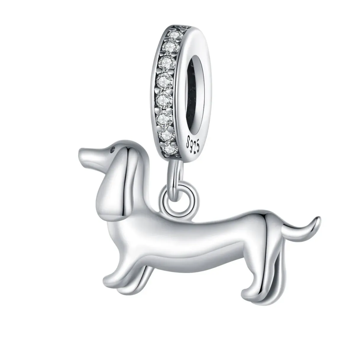 LK LUKSO - Charm Perrito Salchicha en Plata 925 