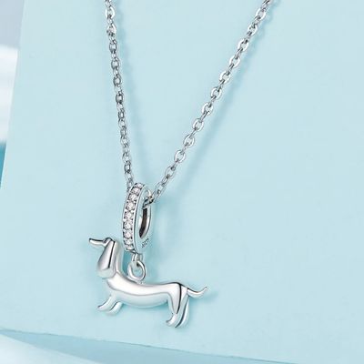 Imagen 2 del producto Charm Perrito Salchicha en Plata 925