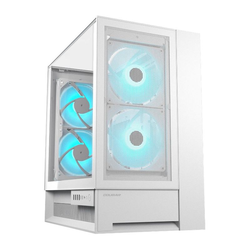 COUGAR - Gabinete Gamer Cougar OMNYX WHITE 4 ventiladores 160 mm ARGB incluidos