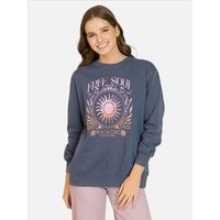 Poleron CR Tropalya Azul Mujer - Azul