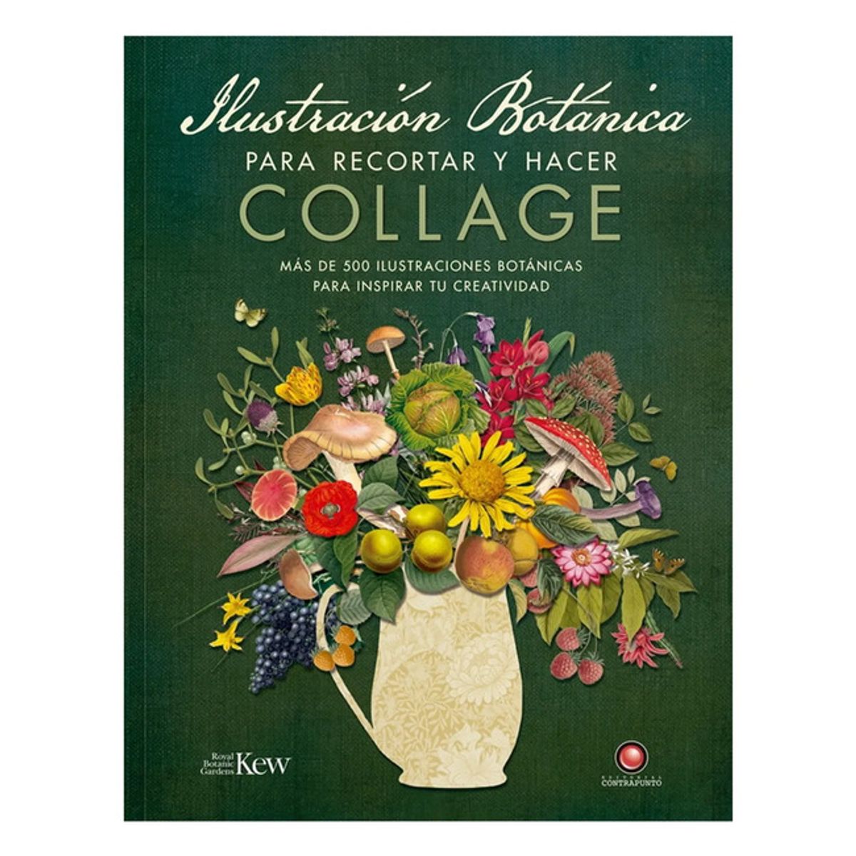 CONTRAPUNTO - Libro Ilustración botánica para recortar y hacer collage