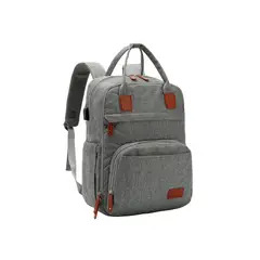 CARESTINO - Mochila Maternal Boston Gris