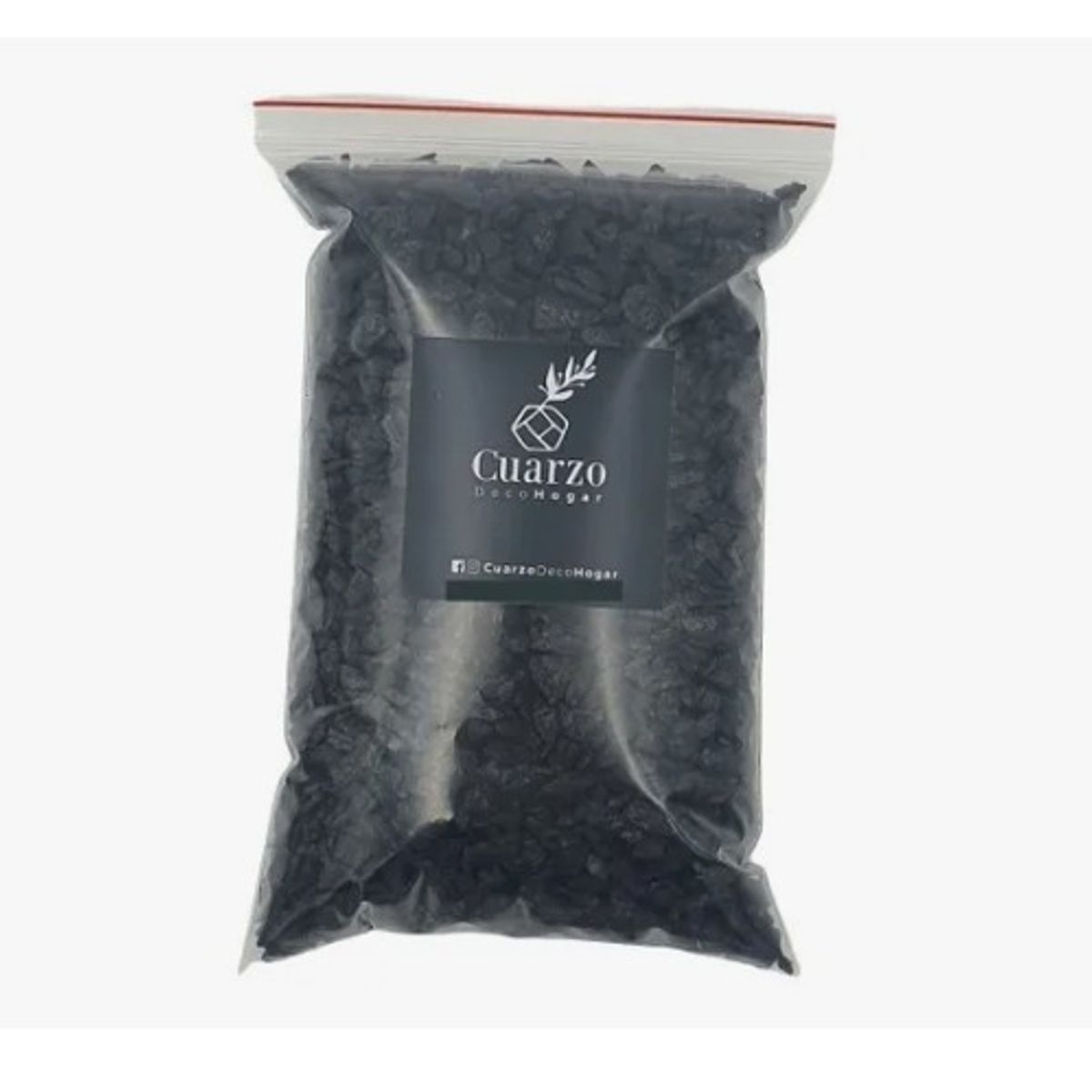 GENERICO - Cuarzo Tamaño Arroz Color NEGRO 1 kg