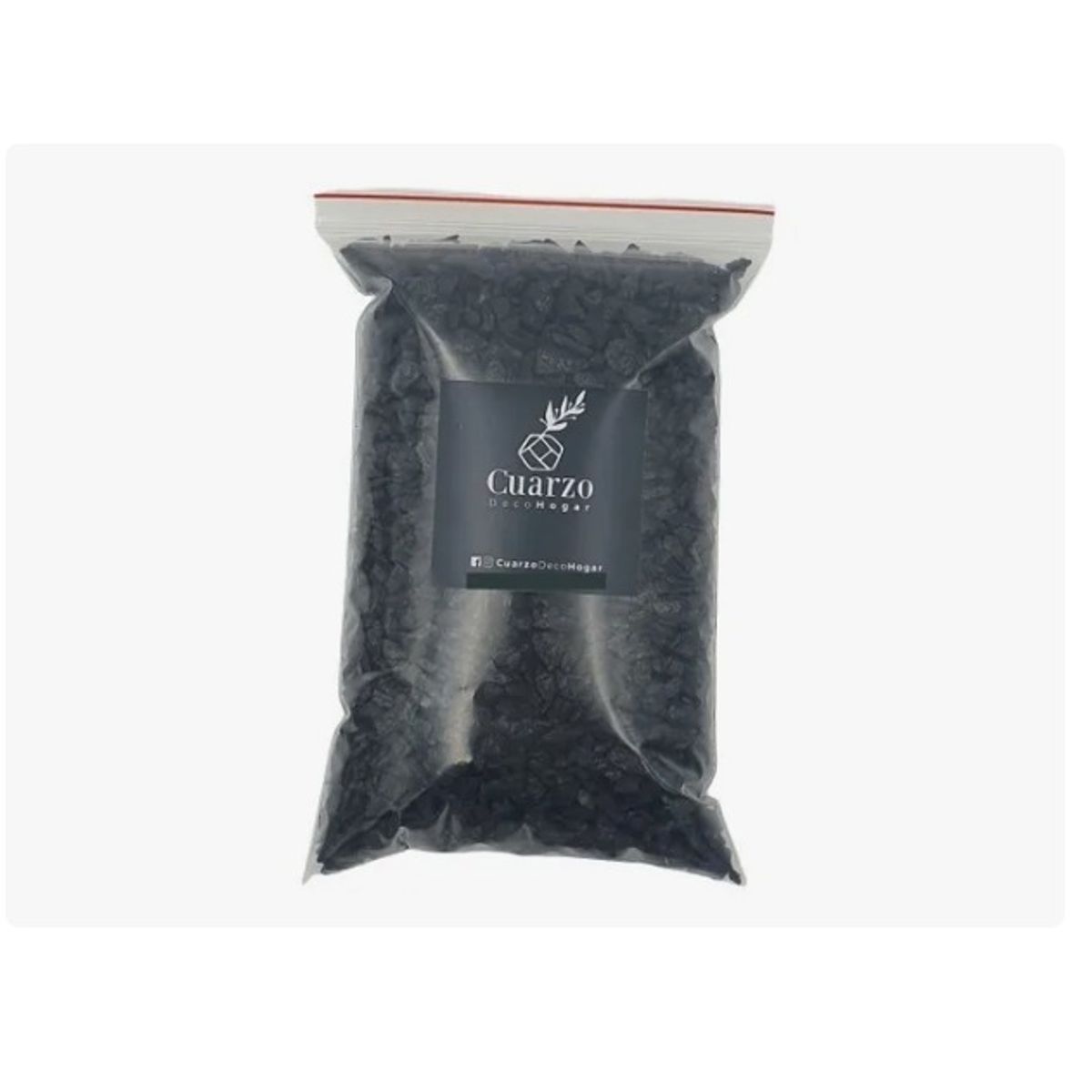 GENERICO - Cuarzo Tamaño Arroz Color NEGRO 1 kg