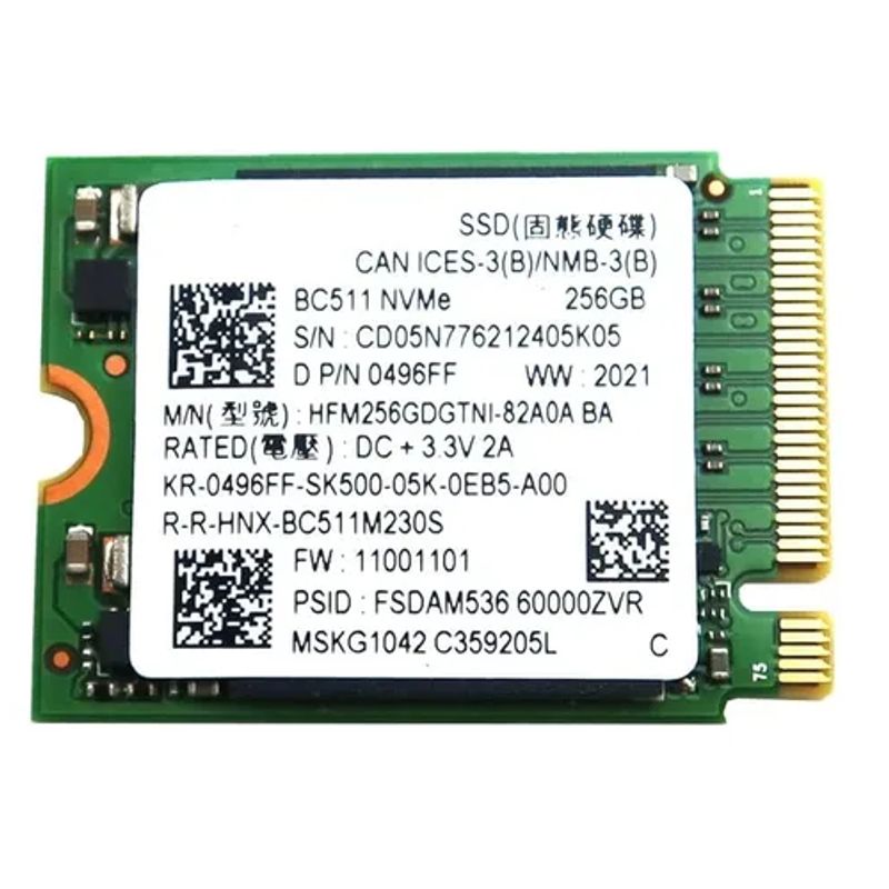 GENERICO - Disco Ssd Nvme 256gb Sk-hynix 2230 Ideal Pc-Steam-Consolas