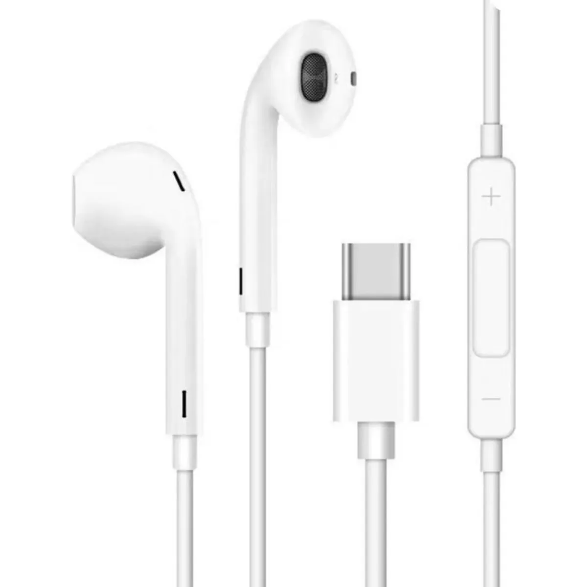 GENERICO - Audifonos Manos Libres Para Usb Tipo C Auriculares Color Blanco