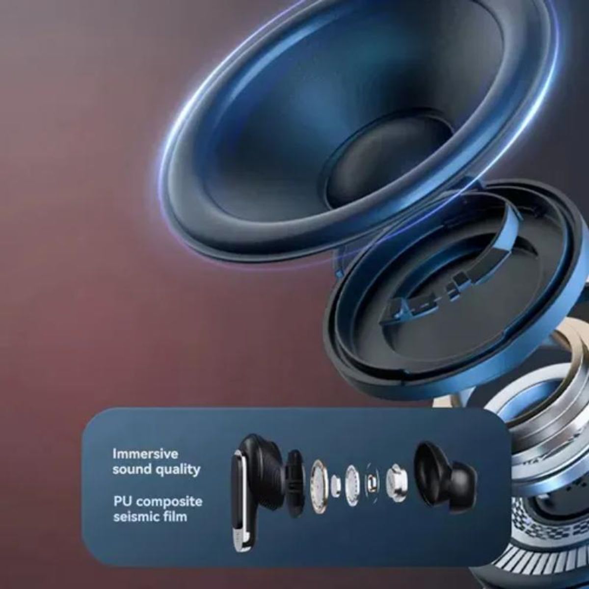 GENERICO - Auriculares Inalámbricos Pantalla Y Cancelación De Sonido