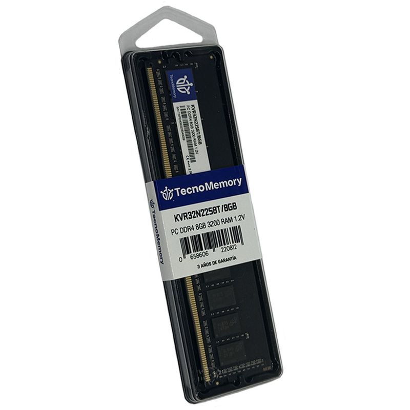 GENERICO - Memoria ram TecnoMemory PC DDR4 8GB 3200Mhz KVR32N22S8T8
