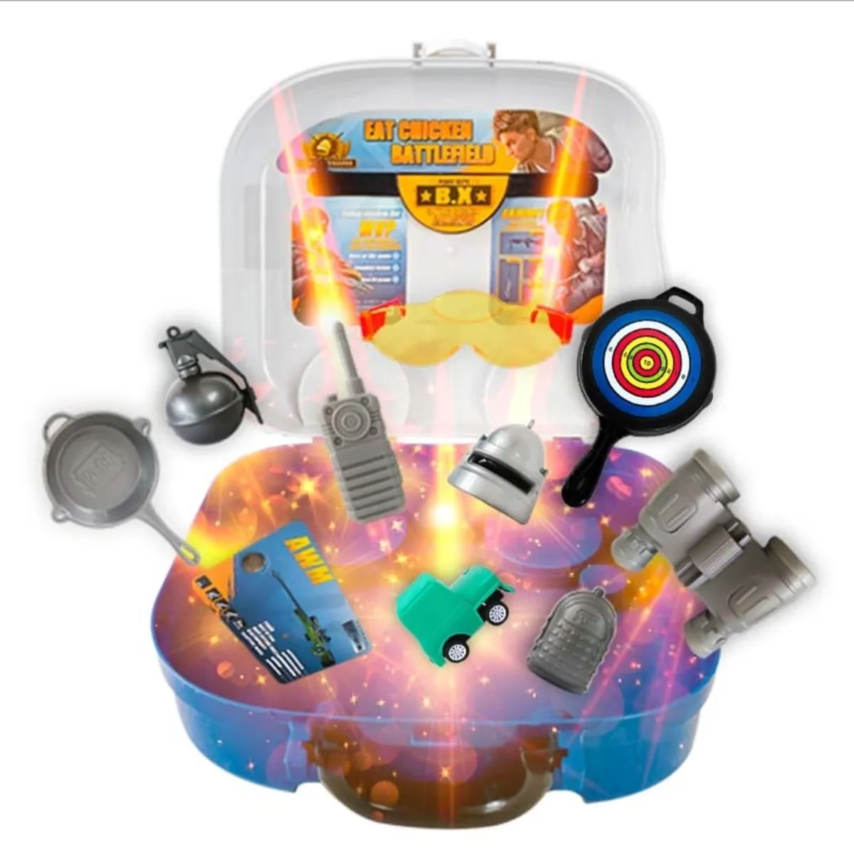 GENERICO - Maleta De Juegos Online Pubg Free Fire 22pcs Mochila