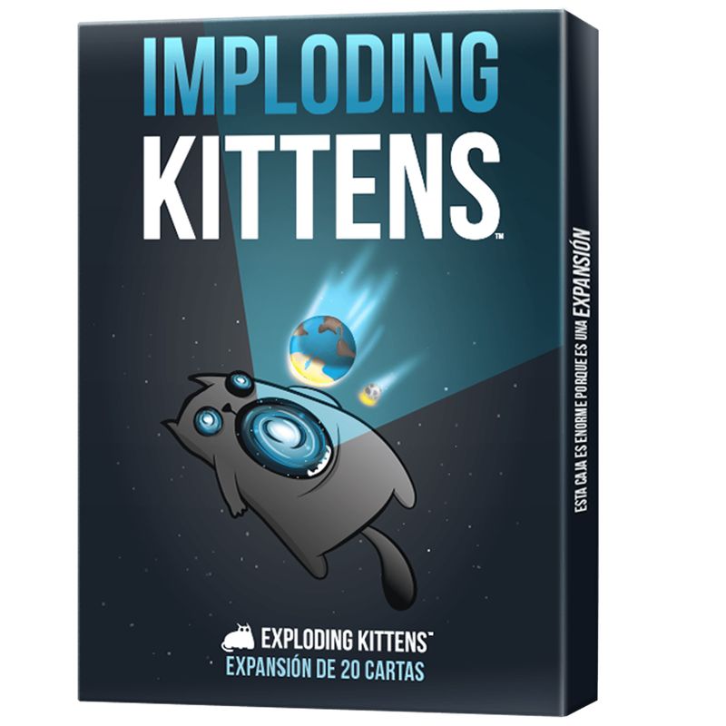 EXPLODING KITTENS - Imploding Kittens Expansión - Juego de Mesa