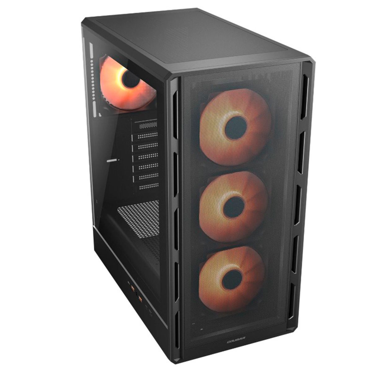 COUGAR - Gabinete Gamer Cougar AIRFACE PURE PRO RGB 4 ventiladores incluidos