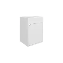 FMFURNITURE - Vanitorio Flotante 1 Puerta Blanco
