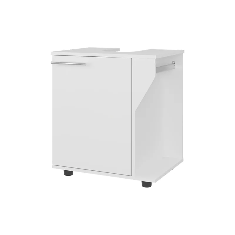 FMFURNITURE - Mueble Para Lavamanos 1 Puerta Blanco