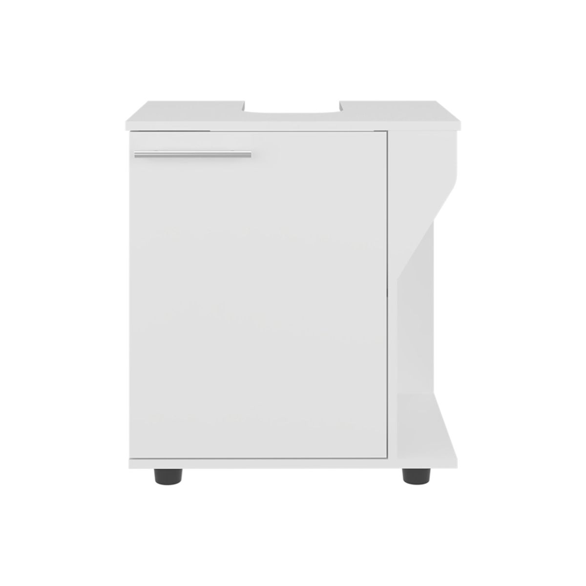 FMFURNITURE - Mueble Para Lavamanos 1 Puerta Blanco