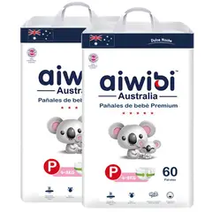 AIWIBI - Pañal Dulce Noche X2 P 60 (120 Pañales)