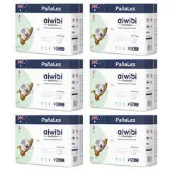 AIWIBI - Pañal Premium X6 P 32 (192 Pañales)