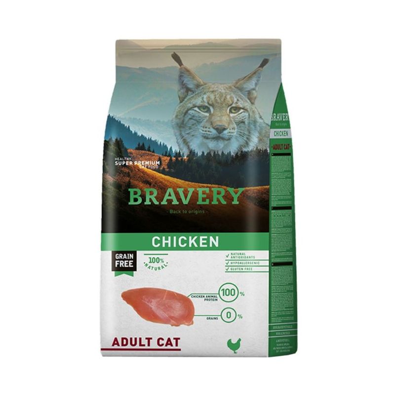 BRAVERY - Bravery Pollo Gato Adulto 7kg