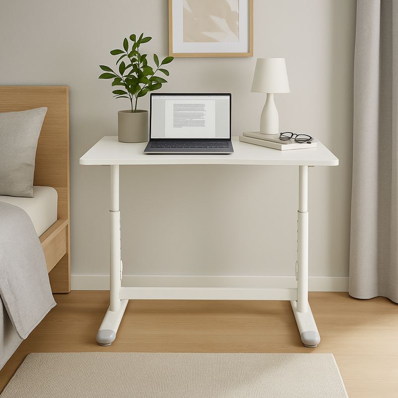 COSAS CASA - Escritorio con Altura Ajustable Bilbao Blanco