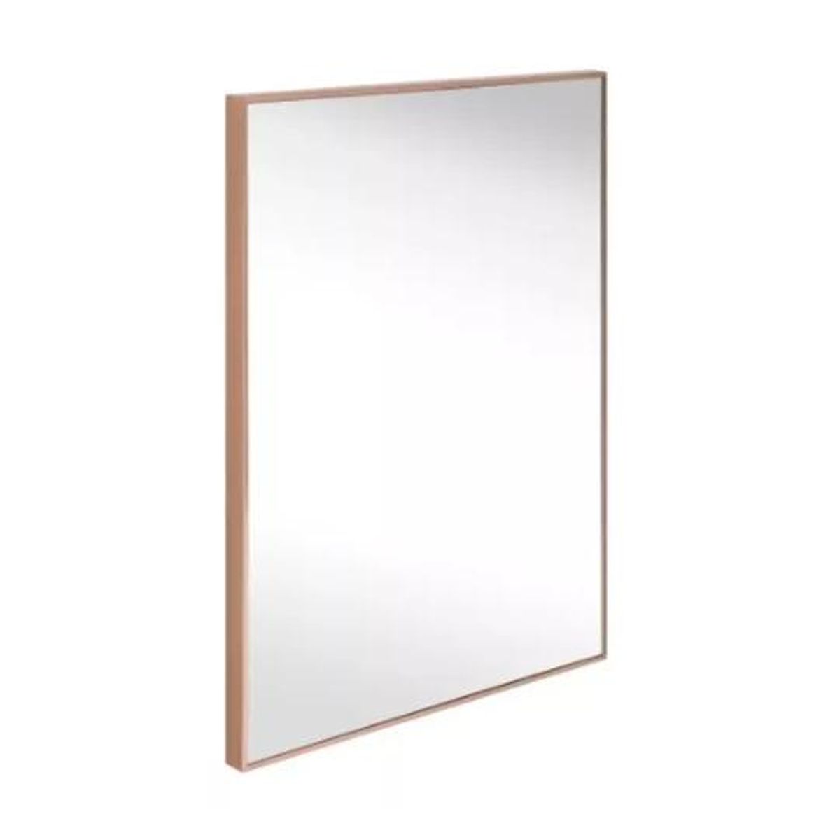 GENERICO - Espejo Rectangular 40x50cm Plast Office 4 Tonos Metalizados Terracota