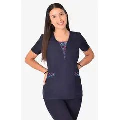 WILTEX - Delantal Amanda Azul marino