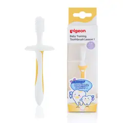 PIGEON - Cepillo Dental De Aprendizaje Amarillo- Paso 1