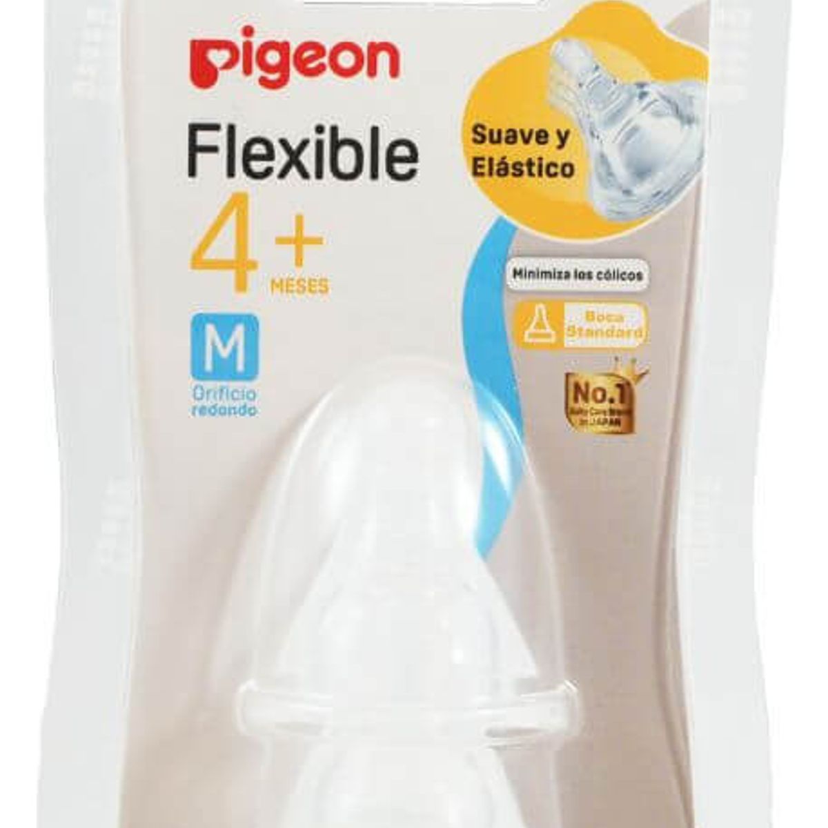 PIGEON - Tetina Biberón Pigeon, Boca Standard Talla M