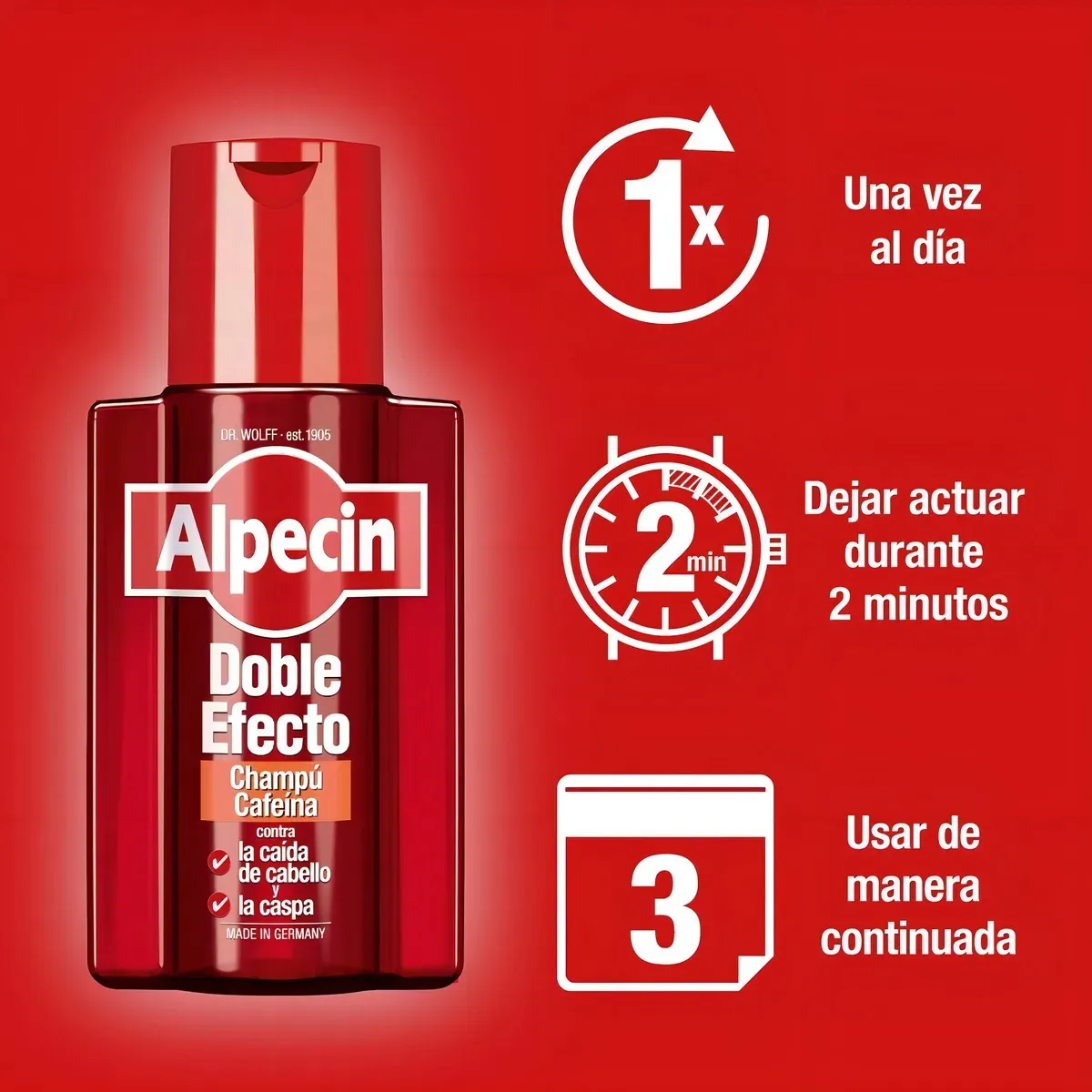 ALPECIN - Shampoo Alpecin Doble Efecto 200ml