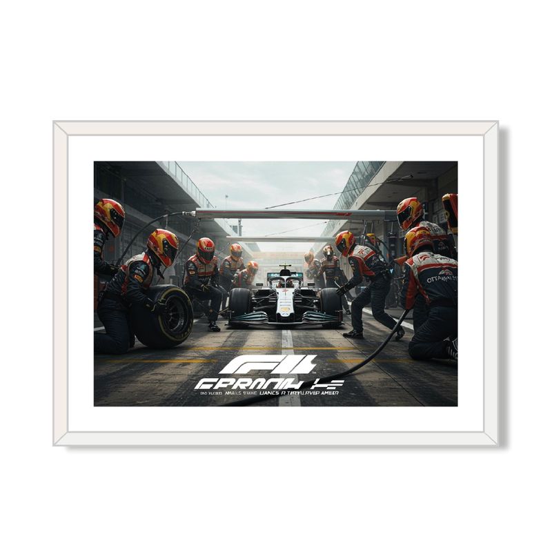 ALCUADRADO - Cuadro individual horizontal Fraser Eggleston Blanco 50x70