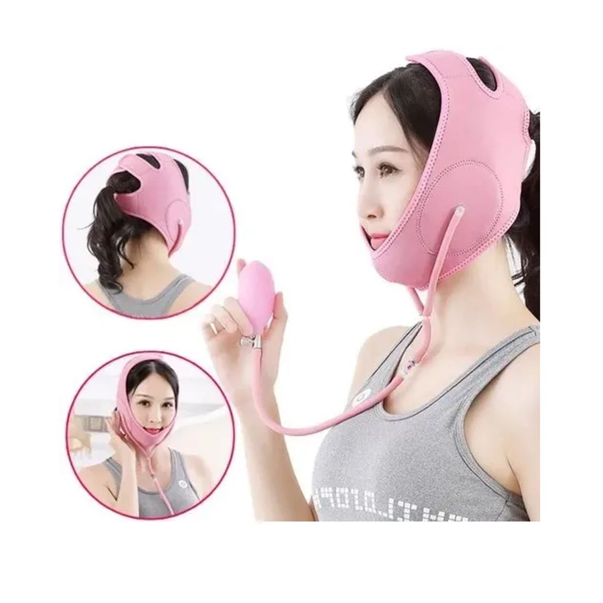 GENERICO - Faja Corrector Facial Reductor Facial Correcto Estiramiento