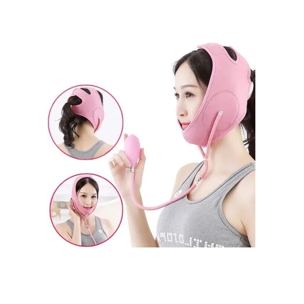 GENERICO - Faja Corrector Facial Reductor Facial Correcto Estiramiento