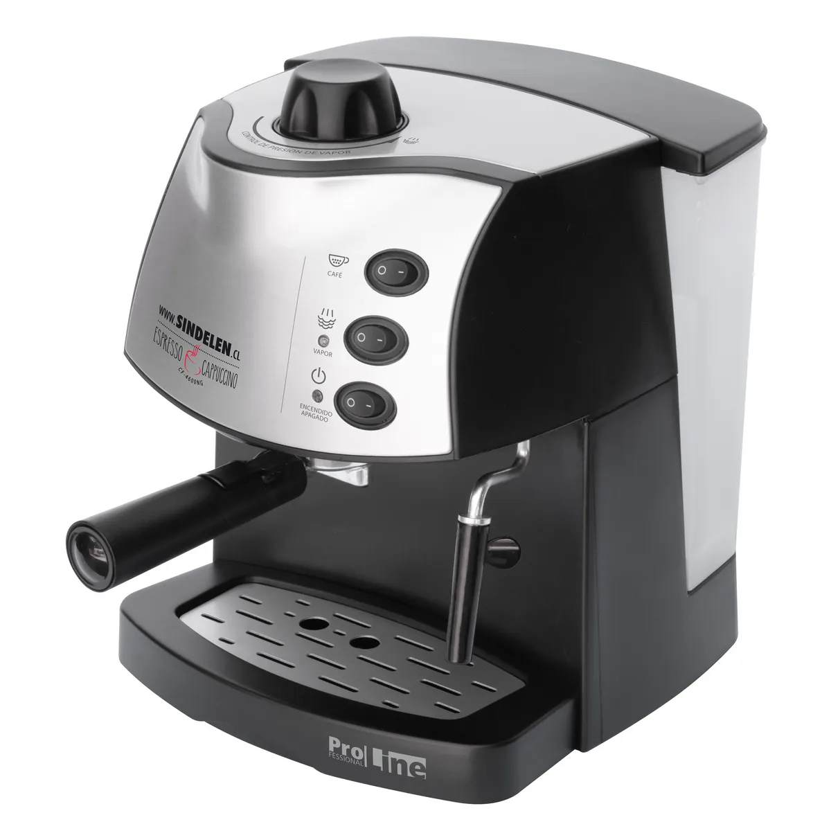 SINDELEN - Cafetera Expresso Sindelen 1,80lt Cf-4600 Negra