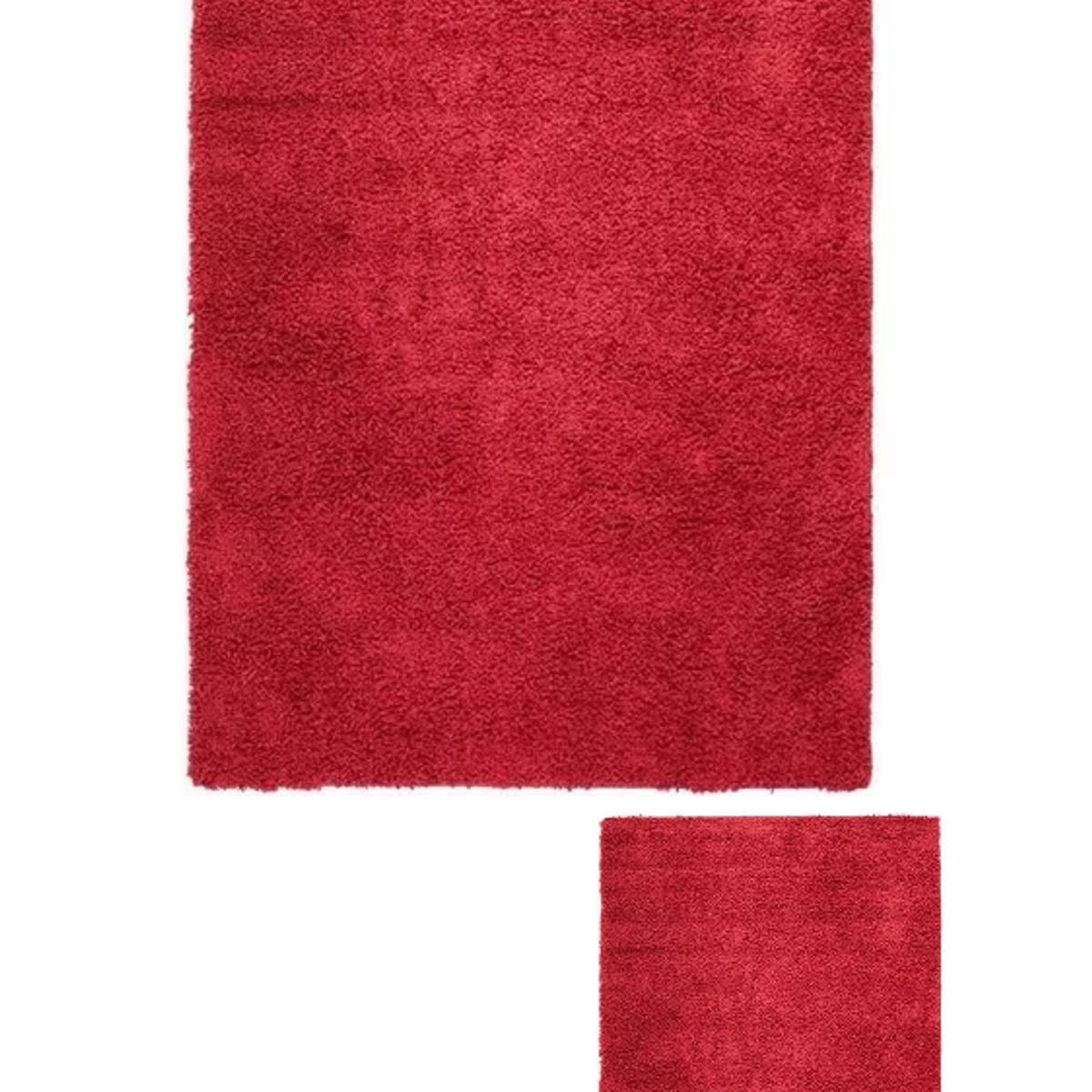 GENERICO - Alfombra Peluda Grande 2x24 m Burdeo