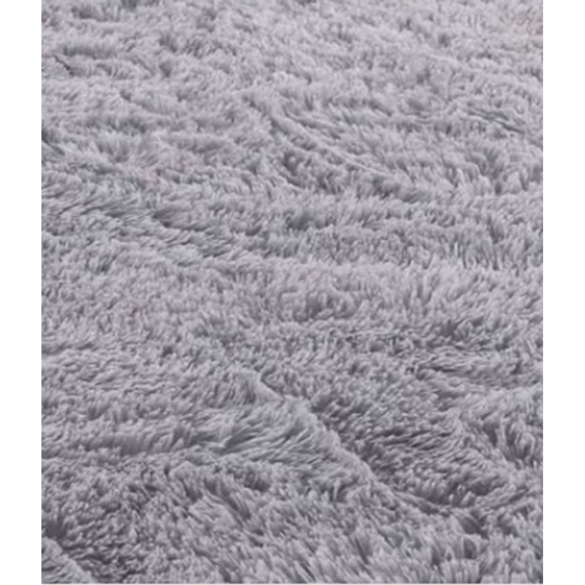 GENERICO - Alfombra Peluda Grande 2x24 m Gris