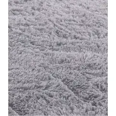 GENERICO - Alfombra Peluda Grande 2x24 m Gris